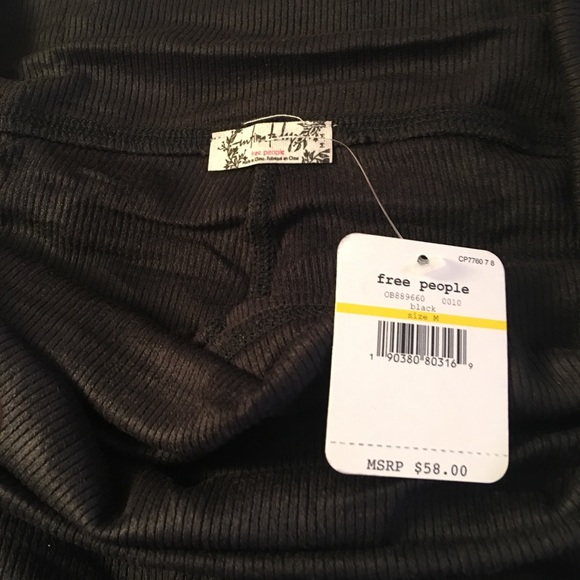 Free People Black Khordney Leggings - Picture 3 of 4